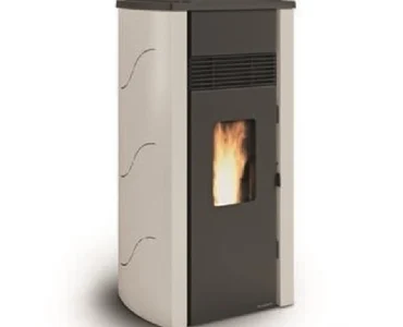 Stufa a pellet Palazzetti Ecofire Lia Avorio 8 kW