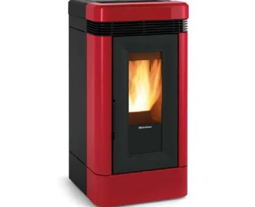 Stufa a pellet canalizzata Extraflame Lucia Plus Bordeaux 12 kW